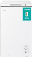 hisense 97l white single door chest freezer