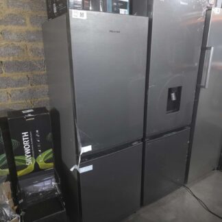 hisense 223l fridge freezer metallic